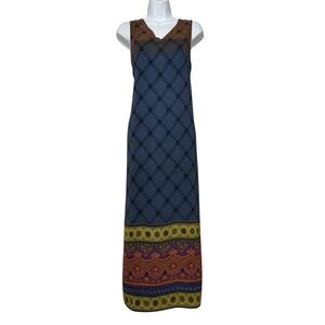 Y2K Gabrielle Maxi Dress Ombré Fairy Hippie Slits Sleeveless Formal Whimsical 14